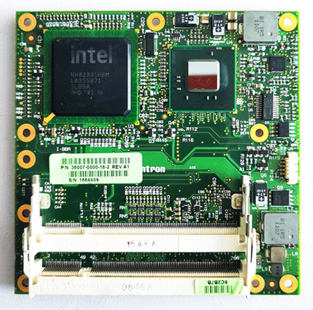 Kontron 36007-0000-16-2 REV A1   KAI 501-652-C1   504-324-22F-C   153561451481  A   SN:1664409