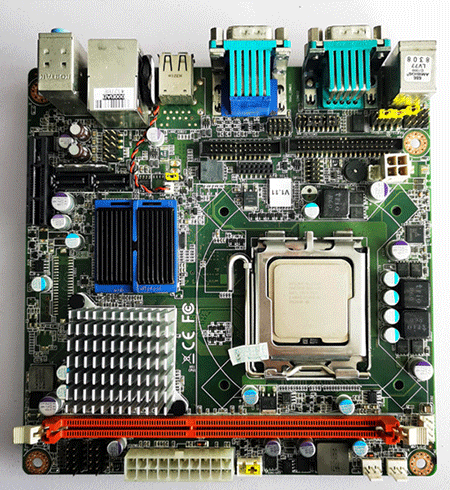 AIMB-267VG   Intel® LGA775 Core™ 2 Quad/Duo Mini ITX Motherboard withDDR3/ 8 COM/ Dual LAN/VGA+LVDS/ PCIe x 1