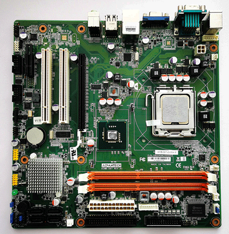 AIMB-567REV A1     AIMB-567VG OOA1E   P/N:08GSAG41005203  Intel® Core™2 Quad LGA 775 MicroATXwith VGA/DVI, 4 COM, dual LAN