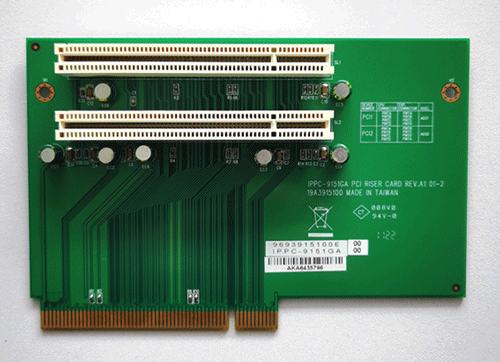 IPPC-9151GA PCI RISER  CARD REV.A1   POS7680F6002E-T  19A3915100E