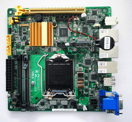 MIX-H310A1 R1.10    PN:08001-11352X00   Mini-ITX 嵌入式母板，第8/9代Intel® Core™处理器