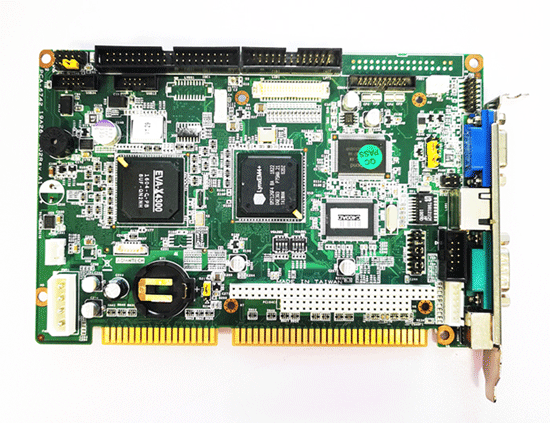 PCA-6742 REV A1  19A2674202  Advantech EVA-X4300 ISA Half-size SBCwith VGA/LCD/LAN/CFC/USB and PC/104