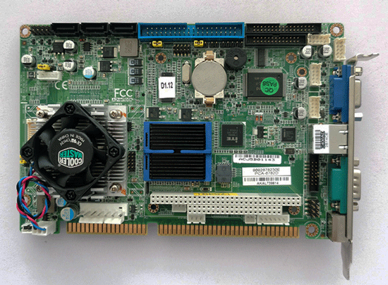 PCA-6782D  9692678230E   ADC158-PCA6782D-1001    Intel® Atom N455/D525 ISA Half-size SBCwith VGA/LVDS/GbE LAN/SATA/COM/CFC/FDD and PC/104