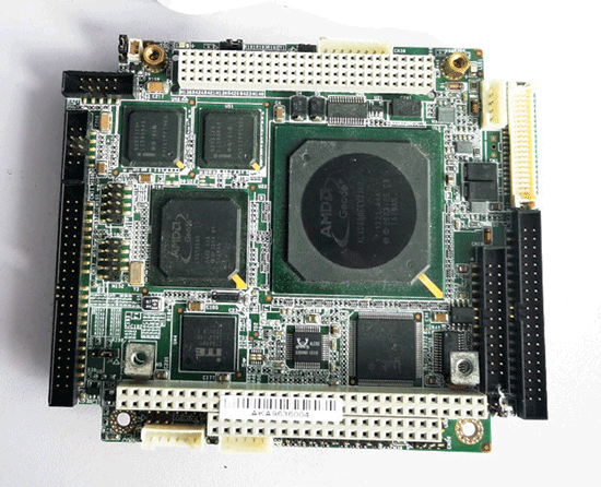 PCM-4153  REV A2    19A645303   AMD LX800 PC/104-Plus SBC, Onboard Memory/Flash, VGA, TTL, Extended Temp. -40 ~ 85° C