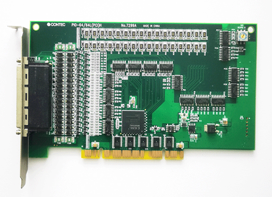 PIO-64/64L(PCI)  H  NO:7299A    Digital I/O Board with Opto-Isolation for PCI