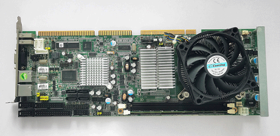 SBC81205  REV A4-RCFULL-SIZE PENTIUM 4-775 CPU CARD    LGA775 Intel® Core™2 Quad PICMG 1.0 Full-size CPU Card with Intel® Q35 + ICH9 Chipset, VGA and Dual LANs